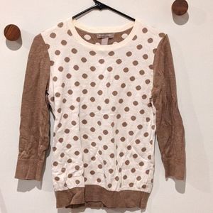 Polka dot sweater